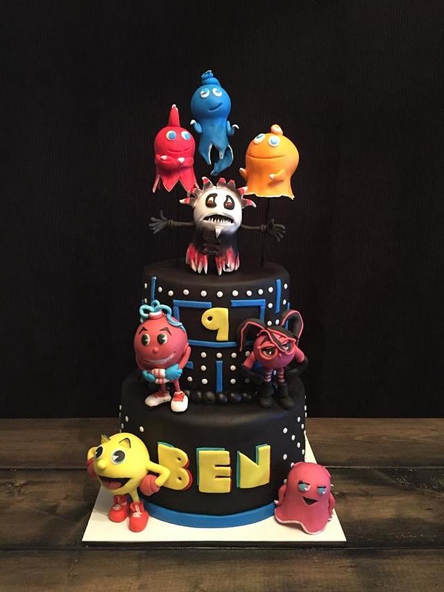 pac man cake