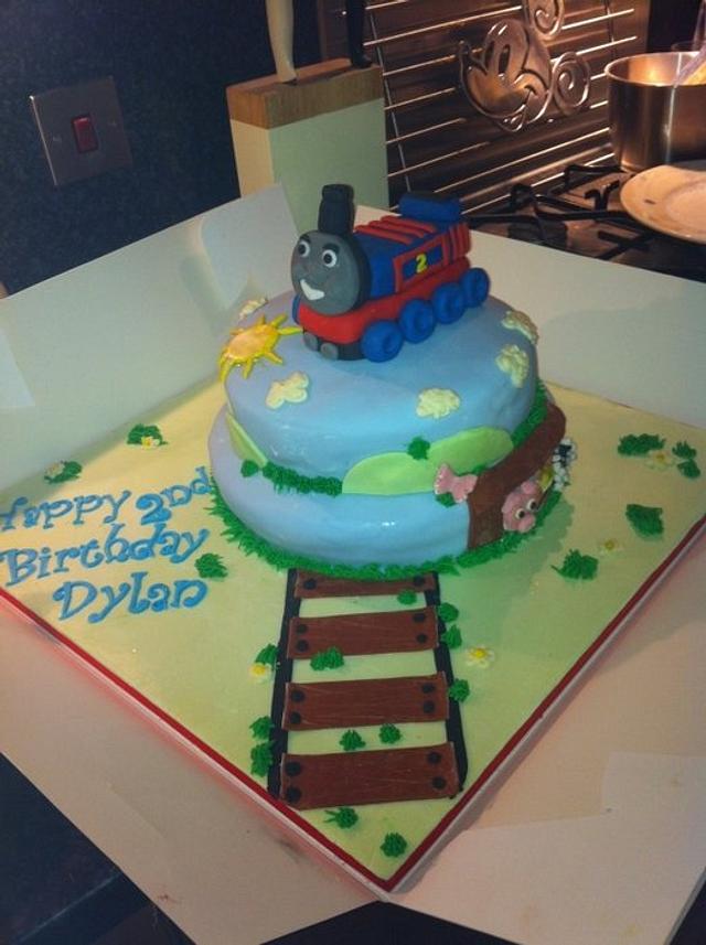 Thomas the Tank Engine - Decorated Cake by kim_g - CakesDecor