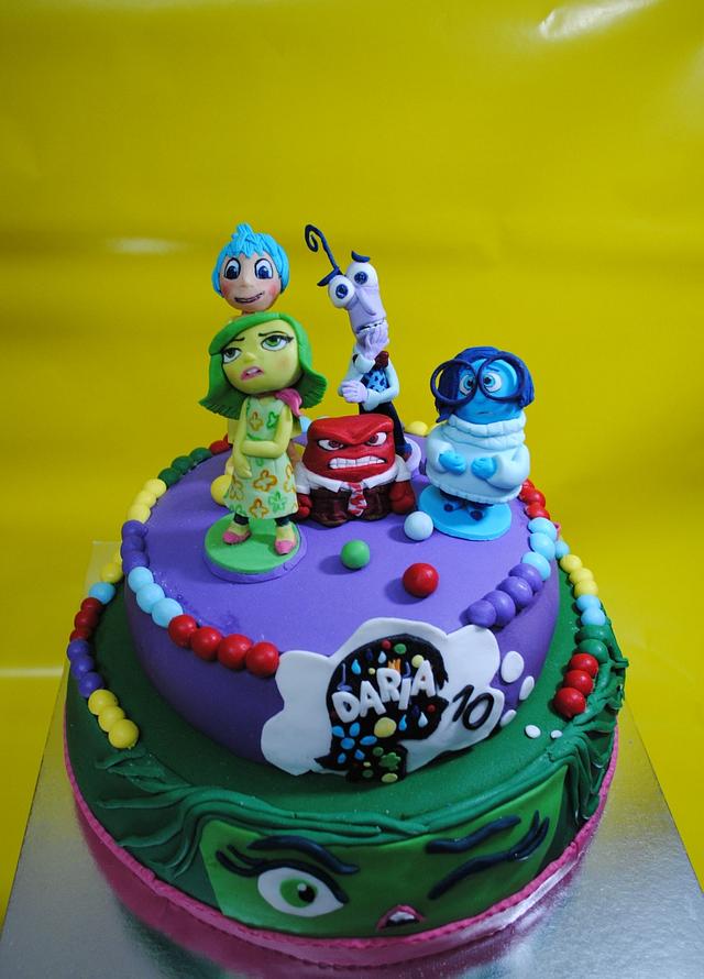 Inside out birthday cake