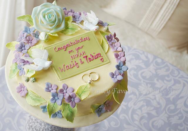 Marriage ceremony cake