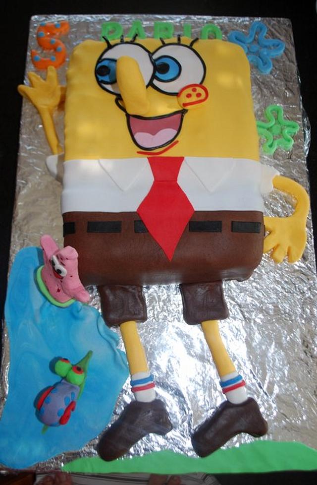 Bob Esponja Cake By Ainhoa Cakesdecor