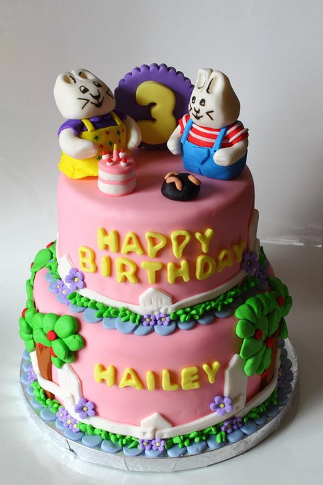 Max & Ruby cake - Decorated Cake by Fairycakesbakes - CakesDecor