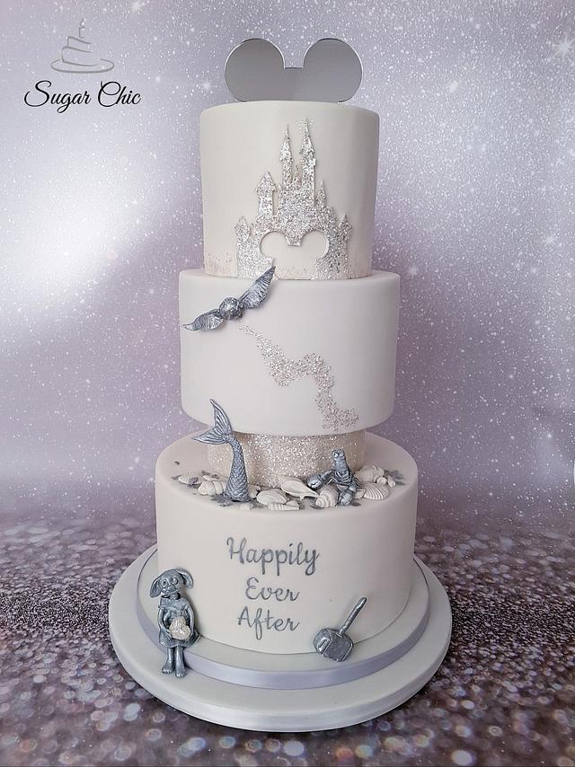 x Magical Kingdom Wedding Cake x