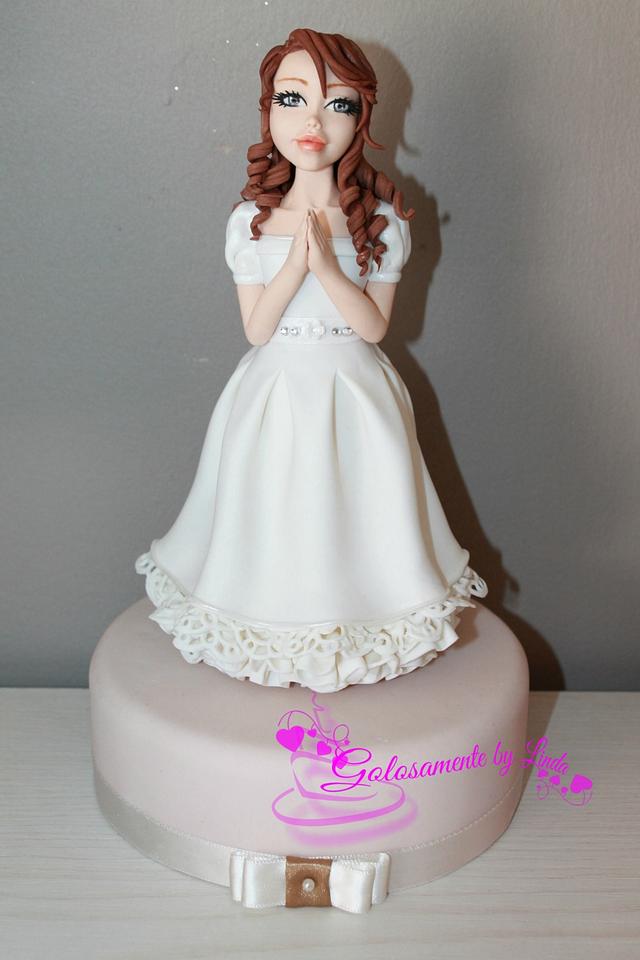 Topper cake first communion - Decorated Cake by - CakesDecor