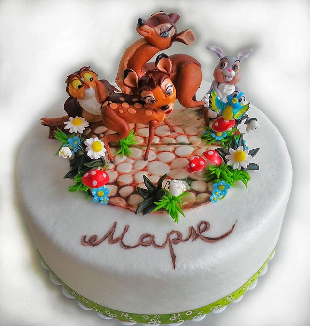 Bambi Cake Decorated Cake By Daroof Cakesdecor