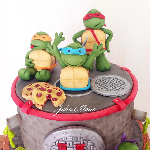 TMNT Cake - Cake by Julia Marie Cakes - CakesDecor