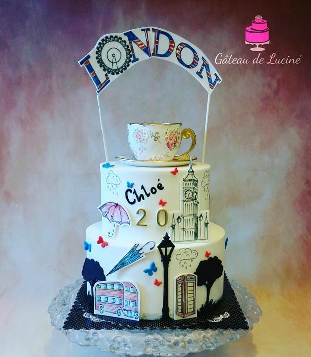 Tea Time In London Cake By Gateau De Lucine Cakesdecor