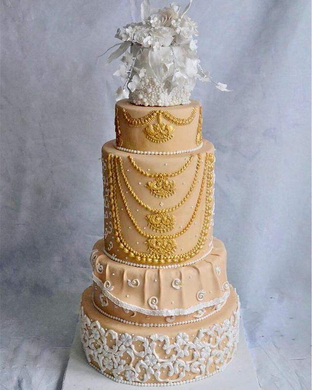 Beautiful Srilanka-Cake collaboration - Cake by Divya - CakesDecor