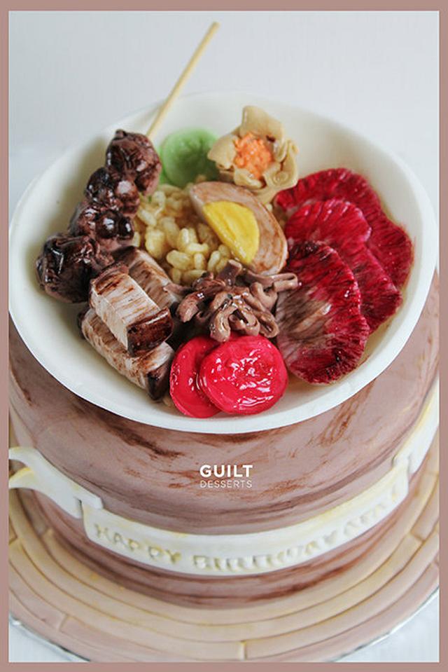 Another Pork Rice Cake - Cake by Guilt Desserts - CakesDecor