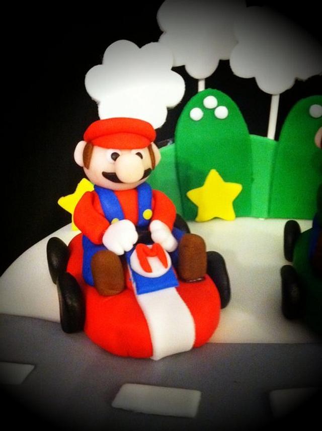 Mario Kart Birthday Cake - Cake by Christy McClure - CakesDecor