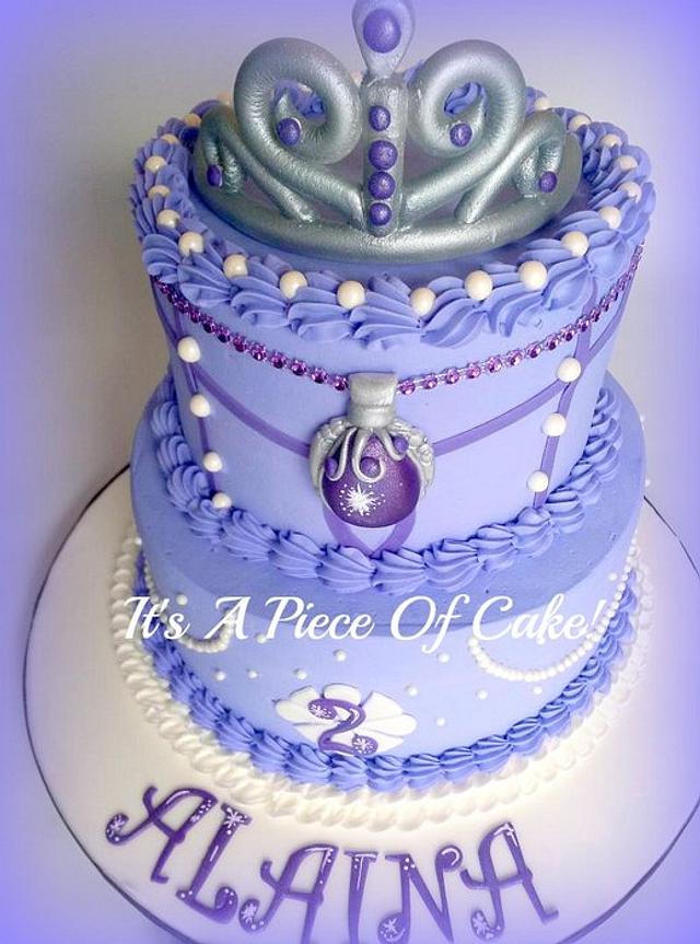 Sofia the First Buttercream w/Fondant Accents