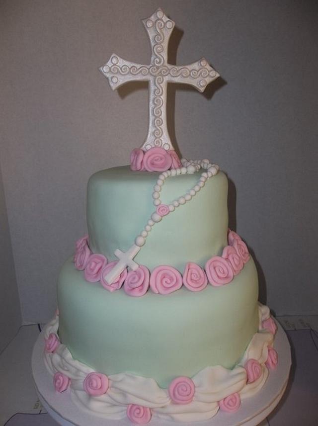 First Communion Cake - Cake by gemmascakes - CakesDecor
