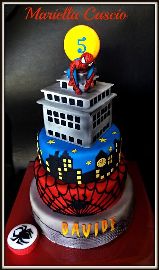 spider man cake cake by Mariella Cascio CakesDecor spider man cake cake by Mariella Cascio CakesDecor