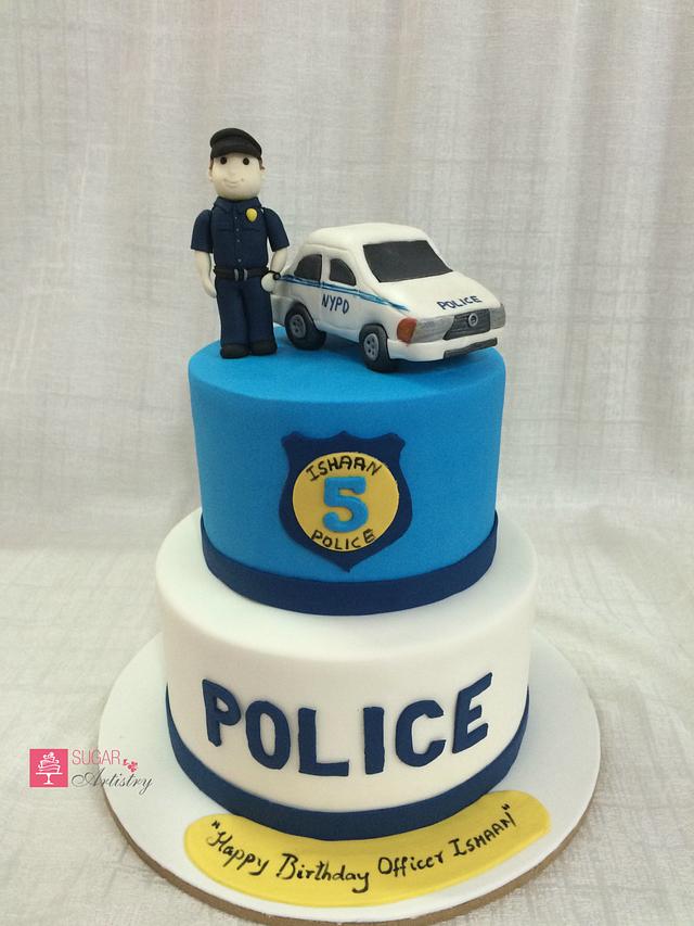 Happy Birthday Officer - Decorated Cake by D Sugar - CakesDecor