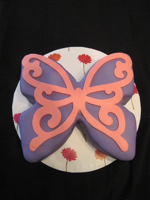 Butterfly Smash Cake