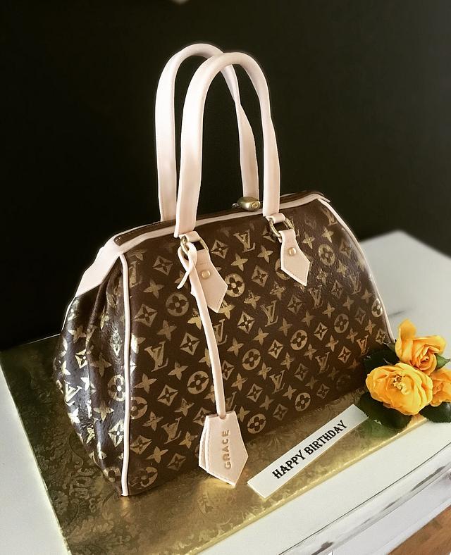 L.V. Bag Cake - Decorated Cake by Şebnem Arslan Kaygın - CakesDecor