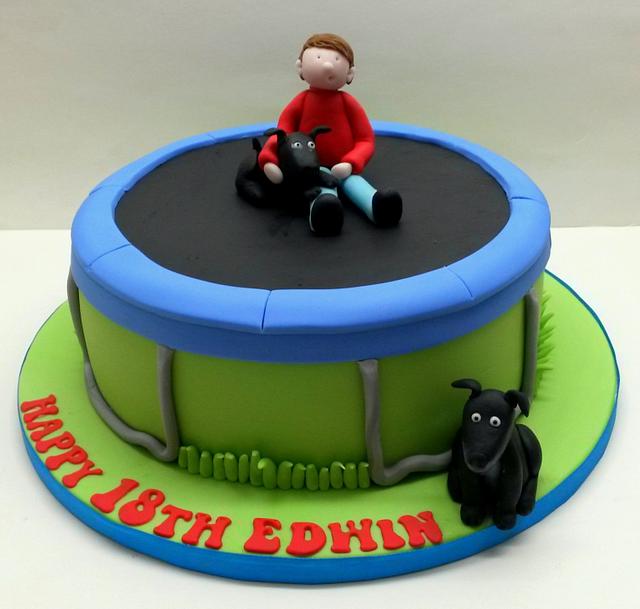 Trampoline Cake Cake By Sarah Poole Cakesdecor