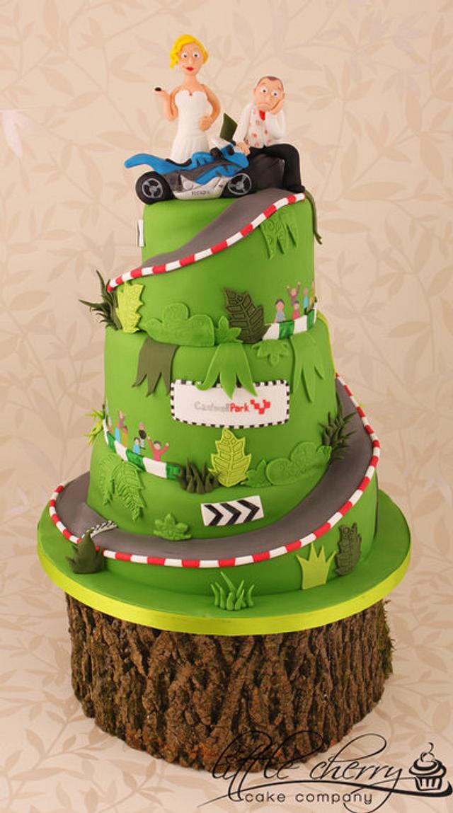 Number 5 theme Cake Car