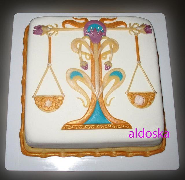 Capricorn Zodiac Cake ♑️ - Decorated Cake by Dina's - CakesDecor