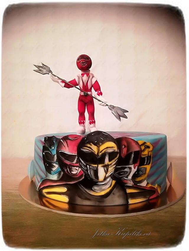 Power Rangers - Decorated Cake by Jitka - CakesDecor