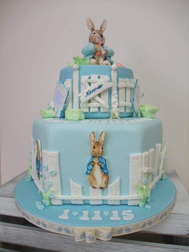 Peter Bunny - Decorated Cake by The Stables Pantry - CakesDecor