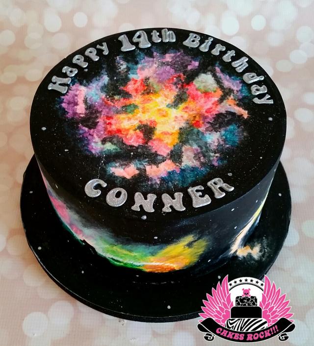 Galaxy - Decorated Cake by Cakes ROCK!!! - CakesDecor