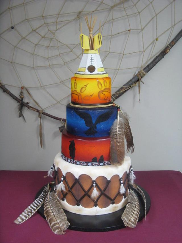 native cake Decorated Cake by cindy CakesDecor