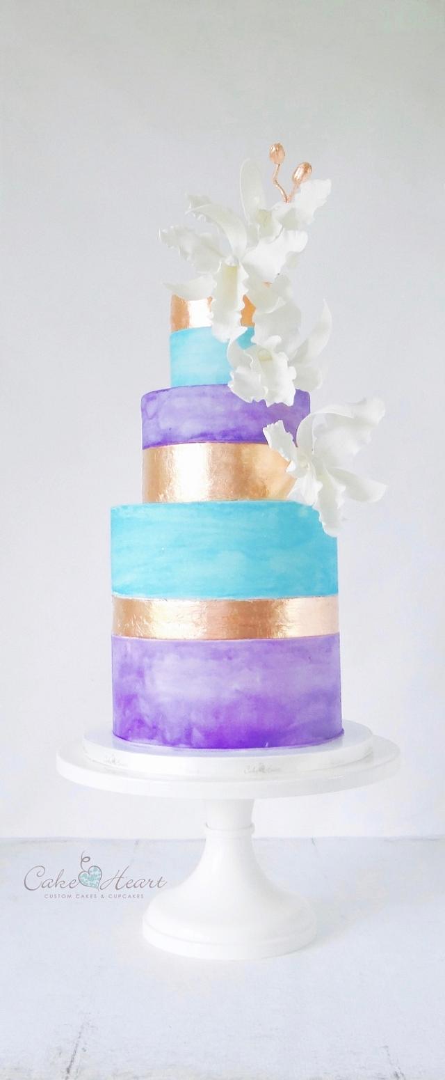 Cattleyas cake by Cake Heart CakesDecor