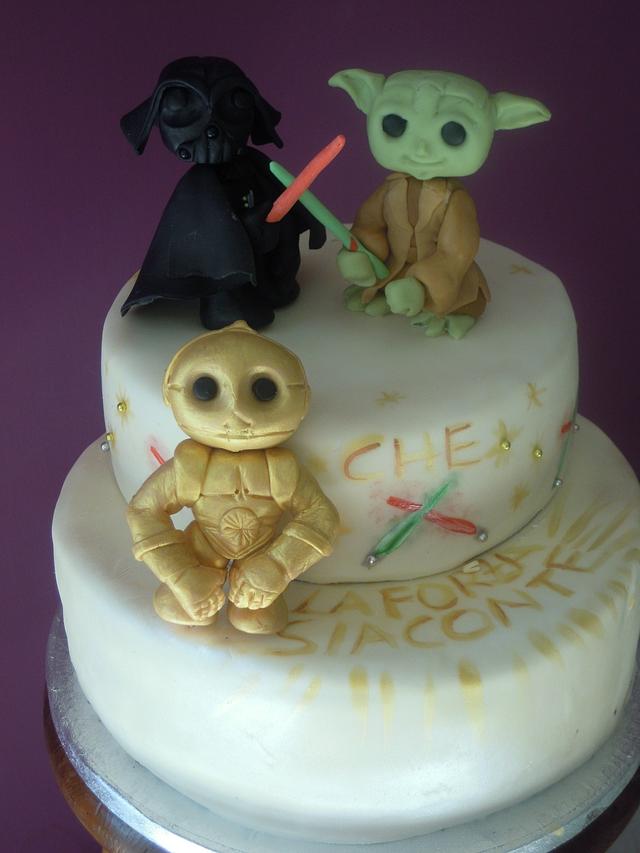 May The Fourth Be With You Cake By Caterina Fabrizi Cakesdecor