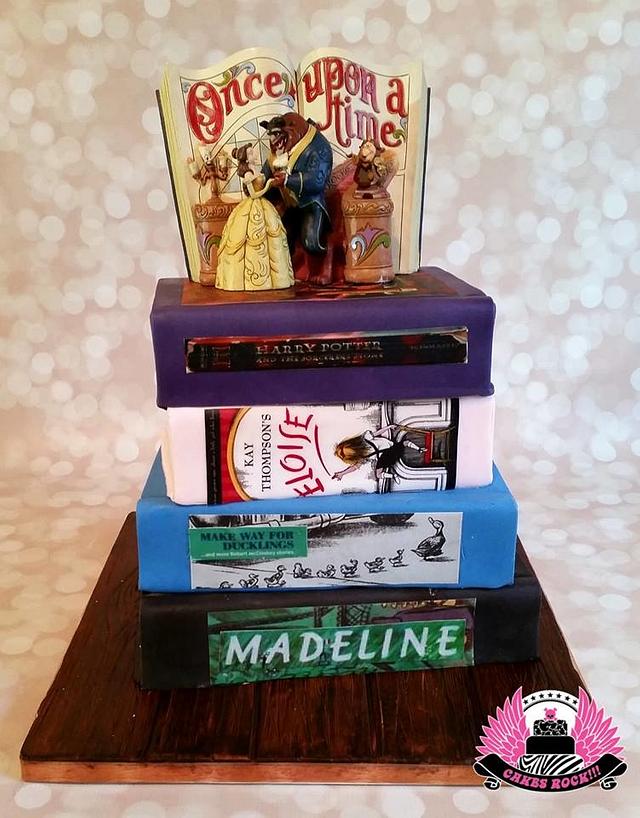 Book Theme Baby Shower Cake - Cake by Cakes ROCK!!! - CakesDecor