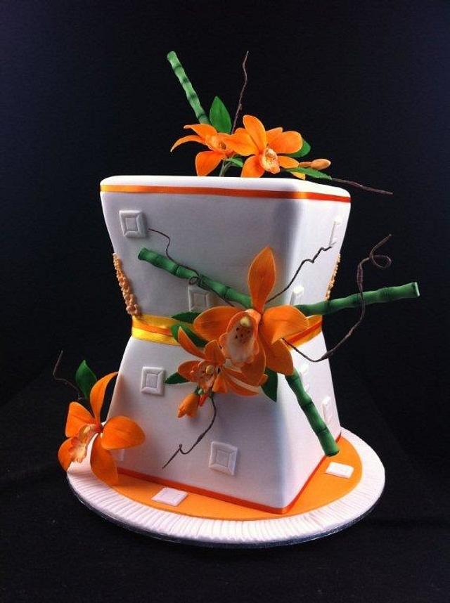 Orchid Pleasure - Decorated Cake by Whitsunday Baked - CakesDecor