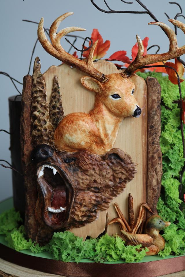 Hunting cake Cake by tomima CakesDecor