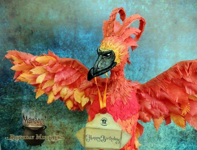 Fawkes the Phoenix - Birthday Mischief Managed