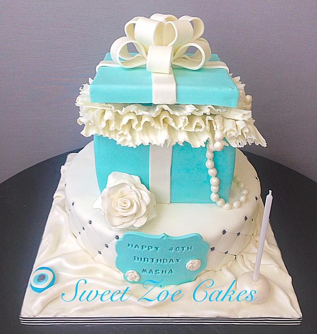 Vintage Cake Breakfast at Tiffany's - Cake by Dimitra - CakesDecor