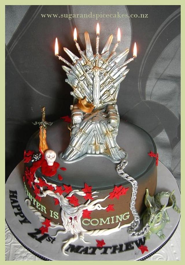 Game of Thrones Cake Cake by Mel_SugarandSpiceCakes