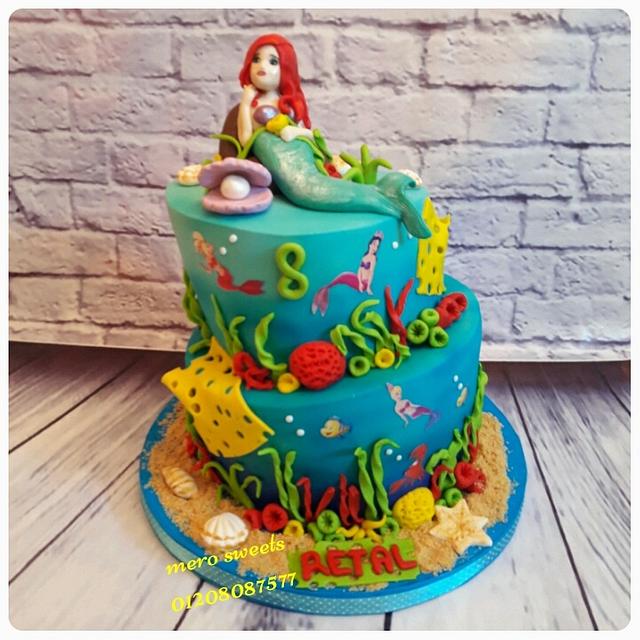 Little mermaid cake
