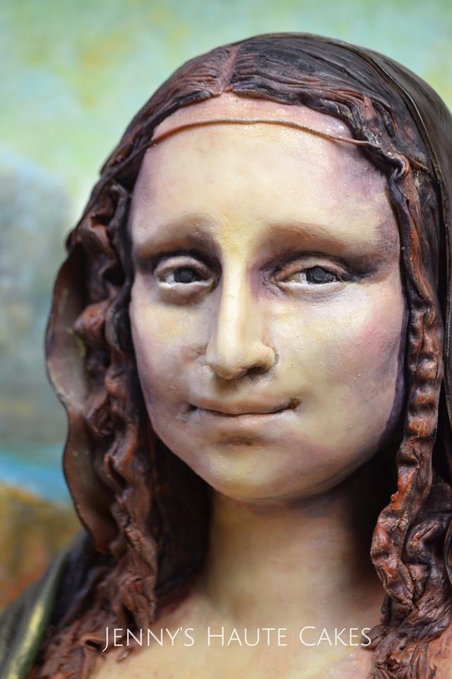 Mona Lisa Sculpted Cake - Sugar Art Museum