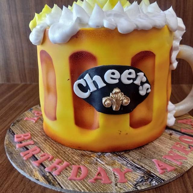 Cheers to Beer!! - Decorated Cake by CakeCrush - CakesDecor