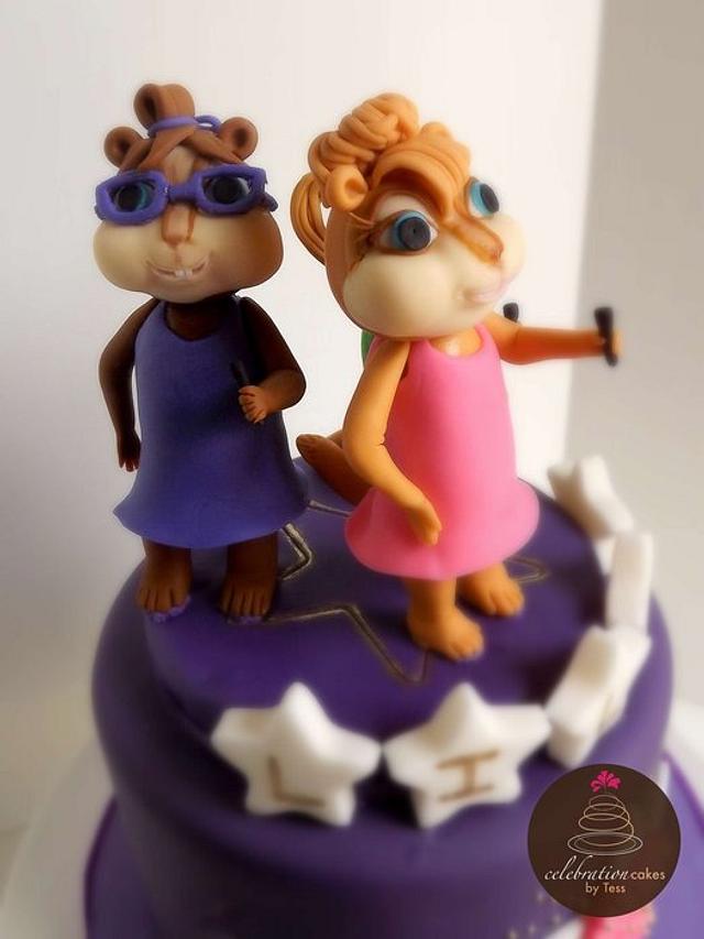 Chipettes Cake for Lilly - Cake by Maria - CakesDecor