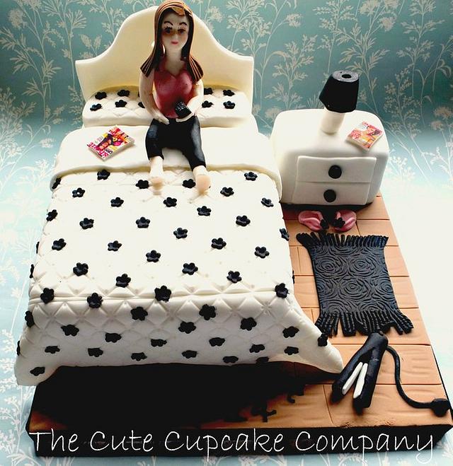 Teenage bedroom cake Cake by Paula CakesDecor