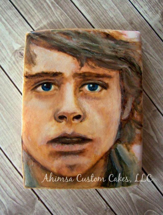 Luke Skywalker cookie ~ Star Wars Collaboration