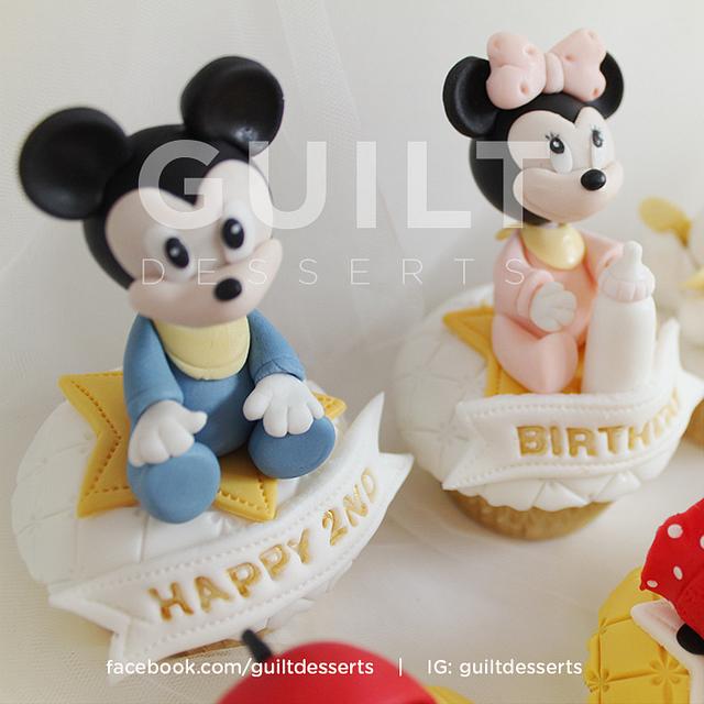 Baby Disney Tsum Tsum Cupcakes Cake By Guilt Desserts Cakesdecor