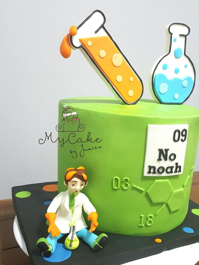 Science cake for little scientist :) - Cake by Hopechan - CakesDecor