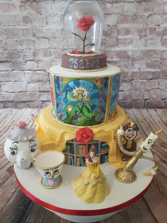 Beauty And The Beast Cake Cake By Beauty And The Beast Cakesdecor