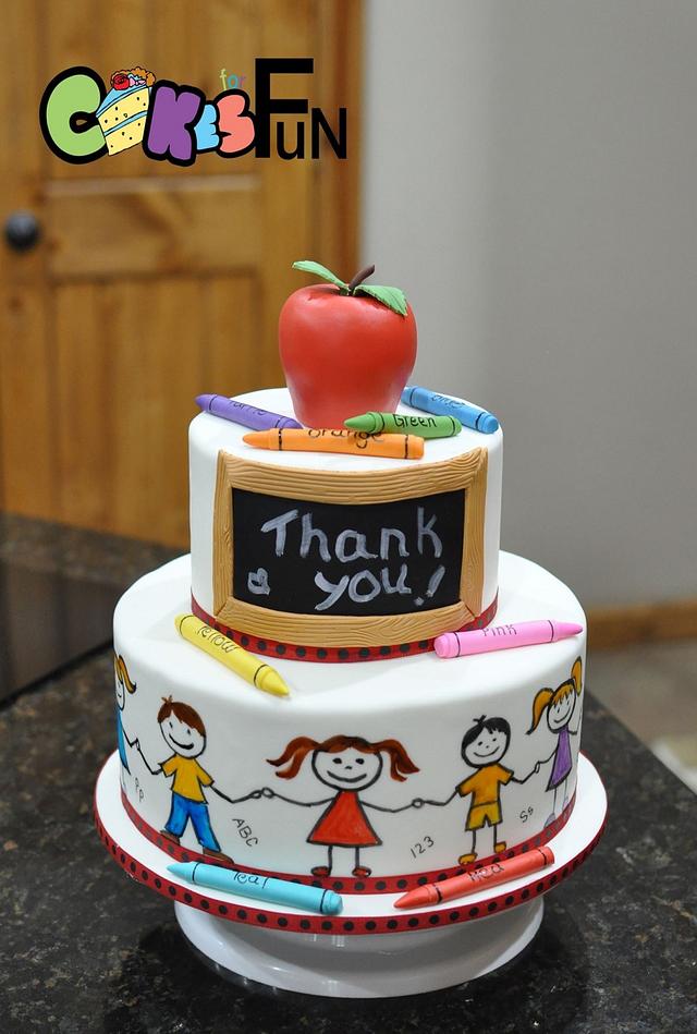 Teacher appreciation - Cake by Cakes For Fun - CakesDecor