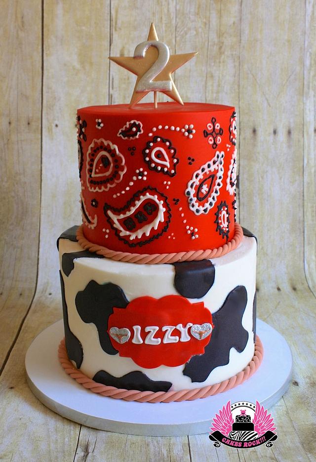 Ride 'em Cowgirl Cake - Decorated Cake By Cakes ROCK!!! - CakesDecor