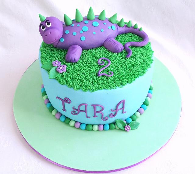 Dinosaur Cake - Decorated Cake by Fairfield Cakes - CakesDecor