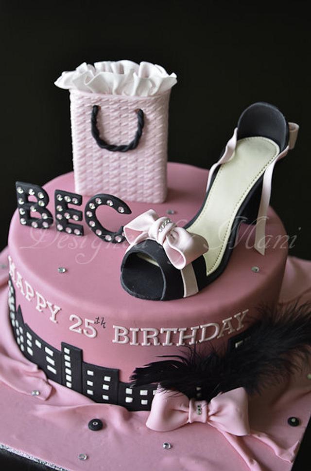 Sex N The City Themed Cake Cake By Designed By Mani Cakesdecor 1253