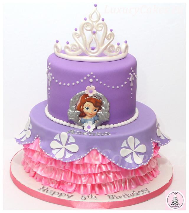 Sofia The First Cake - Decorated Cake By Sobi Thiru - CakesDecor