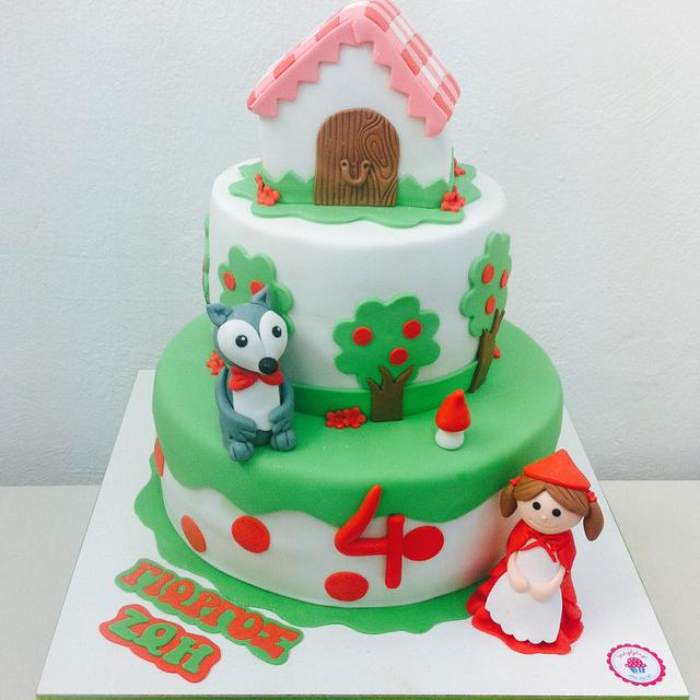 Red riding hood cake - Decorated Cake by Sketiglyka - CakesDecor